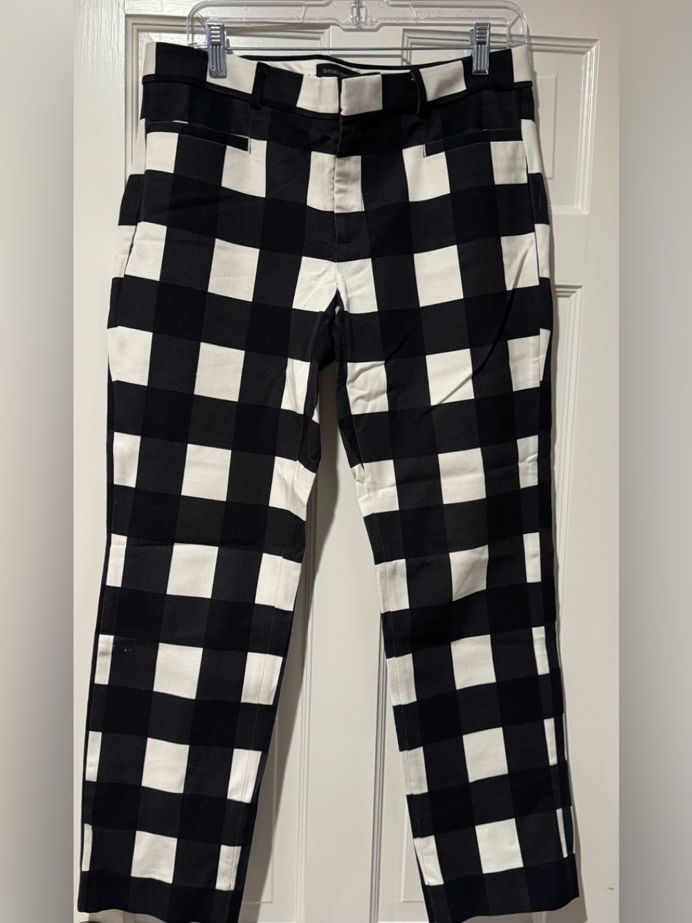 Black & White Checkered Women’s Dress Pants